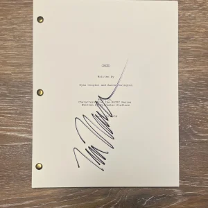 * TESSA THOMPSON * signed full movie script * CREED *
