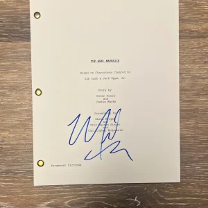 * MILES TELLER * signed full movie script * TOP GUN: MAVERICK * 1