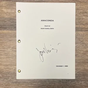 * JON VOIGHT * signed full movie script * ANACONDA * 1