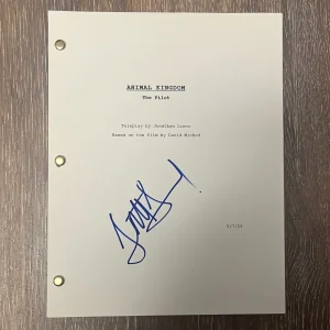 * SCOTT SPEEDMAN * signed full tv script * ANIMAL KINGDOM * 1