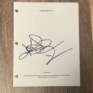 * KATHLEEN ROBERTSON * signed full movie script * SCREAM 2 *