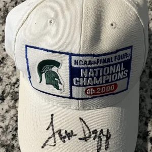 TOM IZZO SIGNED HAT 2000 NATIONAL CHAMP MICHIGAN STATE BASKETBALL AUTOGRAPH COA