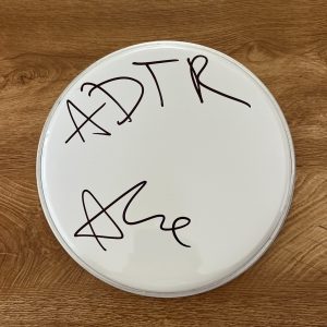 * ALEX SHELNUTT * signed 10" drumhead * A DAY TO REMEMBER * 2