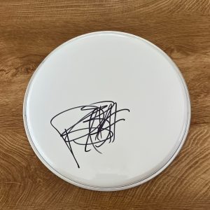 * PAUL BOSTAPH * signed 10" drumhead * SLAYER * 1