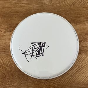 * PAUL BOSTAPH * signed 10" drumhead * SLAYER * 2