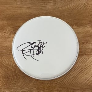 * PAUL BOSTAPH * signed 10" drumhead * SLAYER * 2