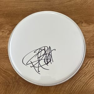 * PAUL BOSTAPH * signed 10" drumhead * SLAYER * 4