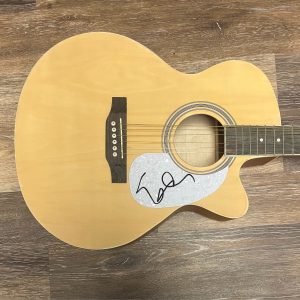 * ERNEST SMITH * signed acoustic guitar * FLOWER SHOPS * 3