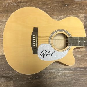 * DYLAN MARLOWE * signed acoustic guitar * BOYS BACK HOME * 1