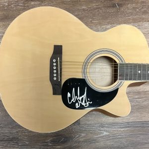 * CHARLES WESLEY GODWIN * signed acoustic guitar * FAMILY TIES * SENECA * 2