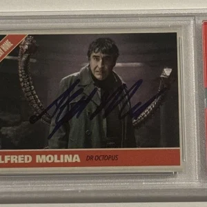 ALFRED MOLINA SIGNED AUTO CUSTOM TRADING CARD SPIDER-MAN DR OCTOPUS PSA