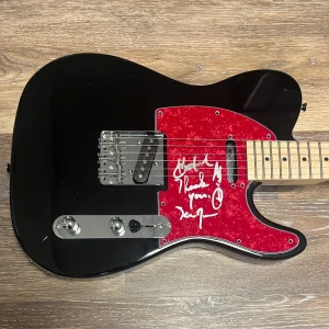 * BERLIN * signed electric guitar * TERRI NUNN, DAVID DIAMOND & JOHN CRAWFORD *