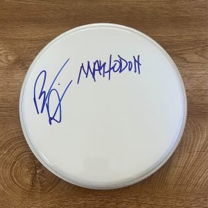 * BRANN DAILOR * signed 10" drumhead * MASTODON * 1