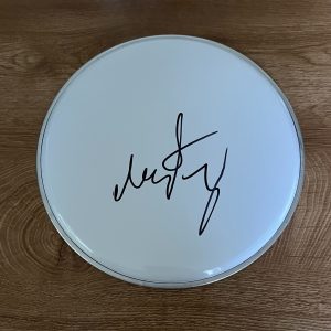 * STEVE WEST * signed 10" drumhead * PAVEMENT * DRUMMER * 1