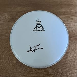 * ANDY HURLEY * signed 10" drumhead * FALL OUT BOY * DRUMMER * 2