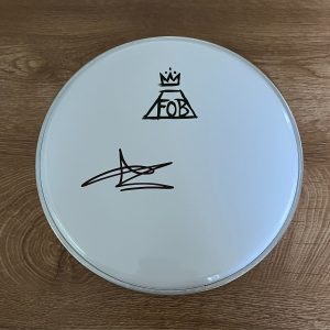 * ANDY HURLEY * signed 10" drumhead * FALL OUT BOY * DRUMMER * 3