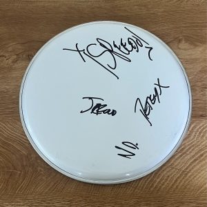 * ROCKET FROM THE CRYPT * signed 10" drumhead * SPEEDO, JC2000,  ND & PETEY X *