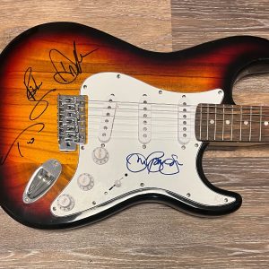 * BON JOVI * signed electric guitar * JON BON JOVI, RICHIE SAMBORA, TICO & DAVID