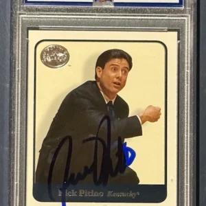 Rick Pitino SIGNED AUTO Kentucky Wildcats 2001 Greats of the Game #66 HOF PSA