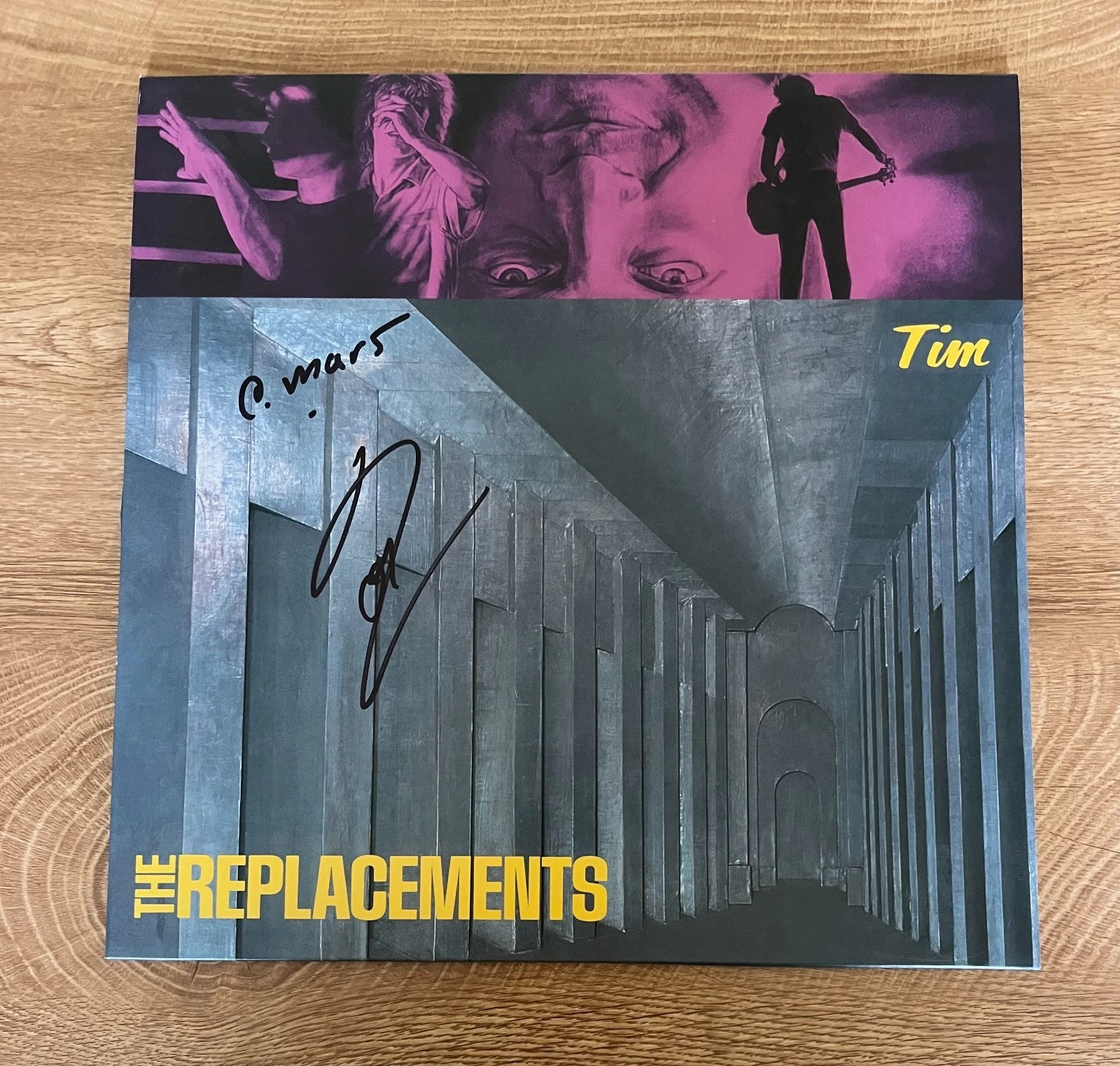 * THE REPLACEMENTS * signed vinyl album * TOMMY STINSON & CHRIS MARS ...
