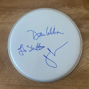 * SEMISONIC * signed 10" drumhead * DAN WILSON, JOHN MUNSON & JACOB SLICHTER * 1
