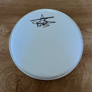 * ANDY HURLEY * signed 10" drumhead * FALL OUT BOY * DRUMMER *