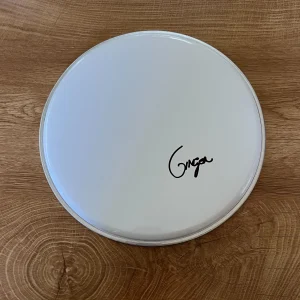 * GINGER FISH * signed 10" drumhead * MARILYN MANSON * ROB ZOMBIE * DRUMMER *