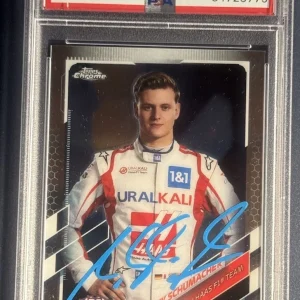 2021 Topps Chrome Formula 1 F1 Mick Schumacher Signed Auto RC PSA/DNA