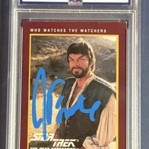JONATHAN FRAKES Signed Card Auto 25th Anniversary Series 1 Riker STAR TREK PSA