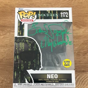 * LILLY & LANA WACHOWSKI * signed funko pop * NEO * MATRIX *