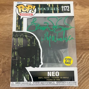 * LILLY & LANA WACHOWSKI * signed funko pop * NEO * MATRIX *