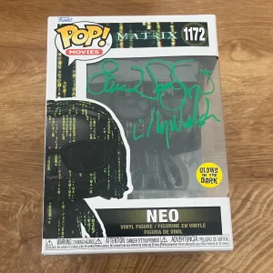 * LILLY & LANA WACHOWSKI * signed funko pop * NEO * MATRIX *