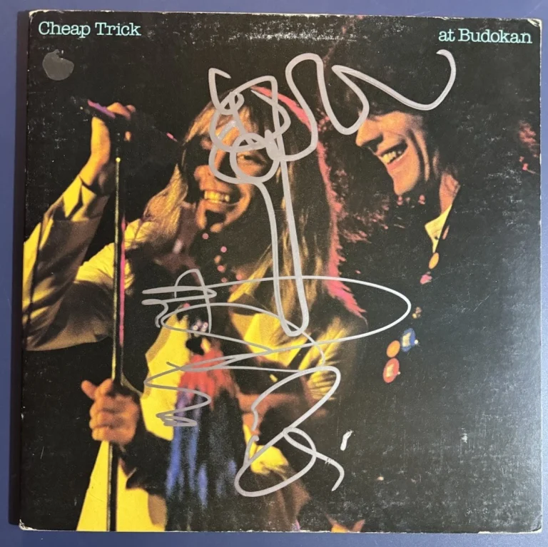 CHEAP TRICK SIGNED BUDOKAN VINYL ALBUM AUTOGRAPH AUTHENTIC COA