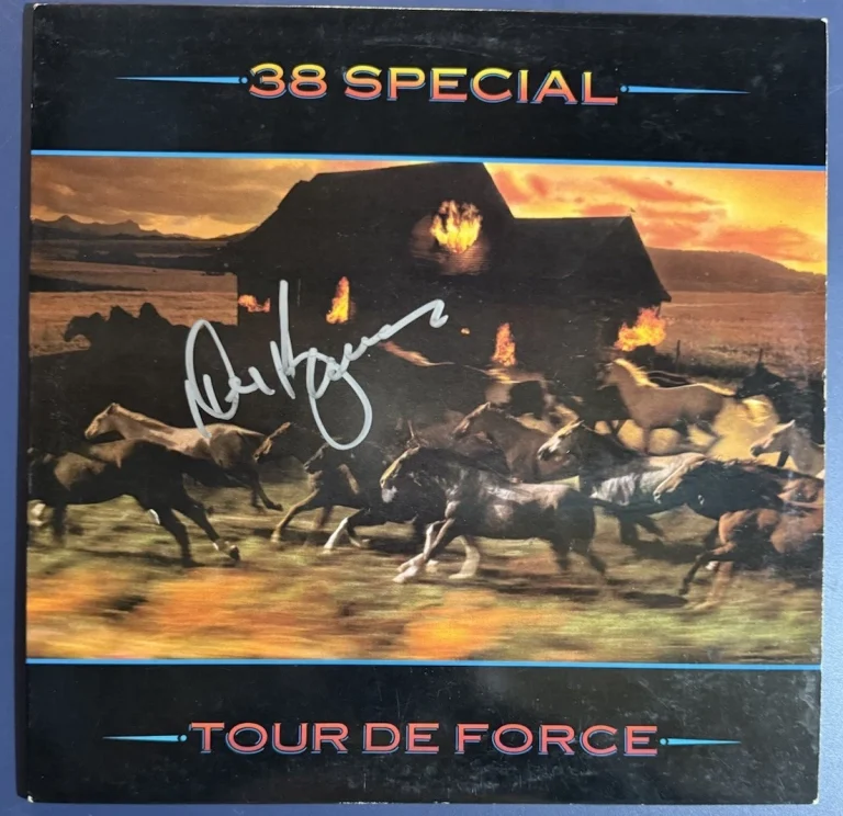 DON BARNES SIGNED TOUR DE FORCE VINYL ALBUM AUTOGRAPH AUTHENTIC COA