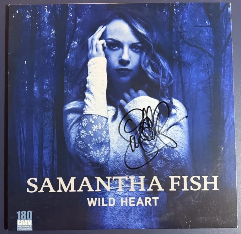 SAMANTHA FISH SIGNED WILD HEART VINYL ALBUM GUITARIST AUTOGRAPH AUTHENTIC COA
