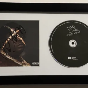 BIGXTHAPLUG SIGNED TAKE CARE COUNTRY RAPPER FRAMED CD AUTOGRAPH COA
