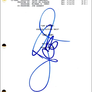 Ice-T Signed Autograph Law & Order SVU Episode Script Screenplay - Fin Tutuola