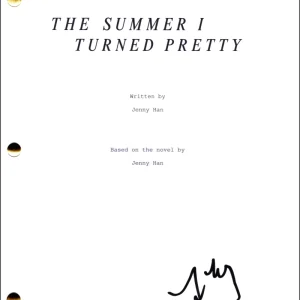 Lola Tung Signed Autograph The Summer I Turned Pretty Script Screenplay JSA COA