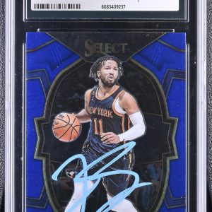 2022-23 Panini Select #22 Jalen Brunson signed card CGC JSA Auto Authentic