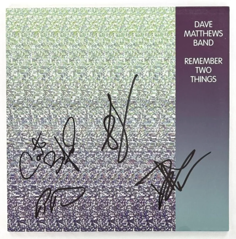 Dave Matthews Band Signed Autograph Album LP - Dave Boyd Carter Stefan Beckett