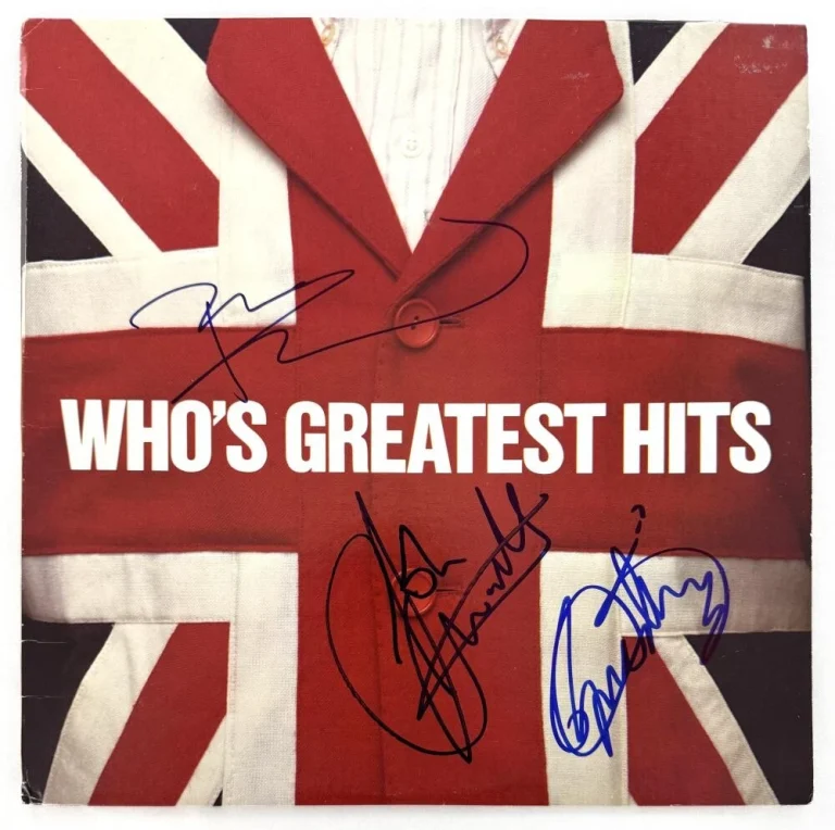 John Entwistle Roger Daltrey Pete Townshend Signed Autograph Who Album - BAS COA