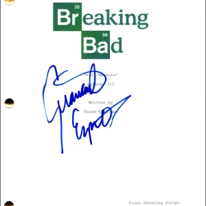 Giancarlo Esposito Signed Autograph Breaking Bad Script Screenplay - Gus Fring
