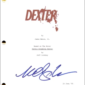 Michael C Hall Signed Autograph Dexter Full Pilot Script Screenplay w/ JSA COA
