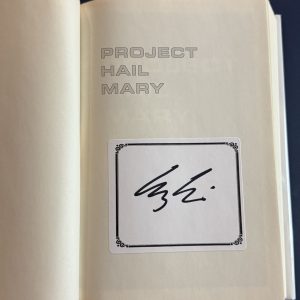 ANDY WEIR SIGNED PROJECT HAIL MARY BOOK 1st Edition AUTOGRAPHED RARE COA