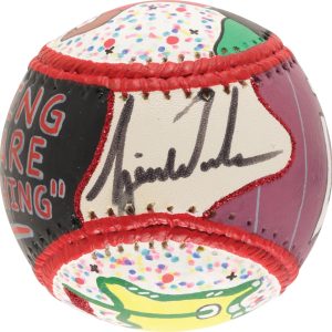 Tiger Woods Single Signed Hand Painted Art Major League Baseball JSA COA