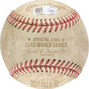 2016 World Series Game 3 Game Used Baseball MLB Authentic Hologram Chicago Cubs
