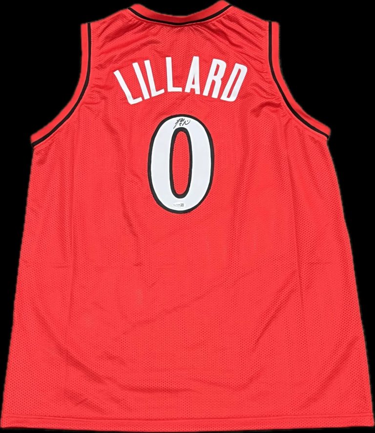Damian Lillard Signed Jersey JSA Portland Trail Blazers Autographed