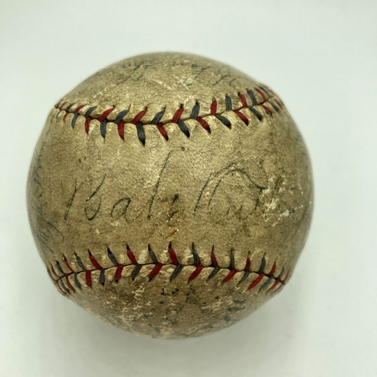 1927 NY YANKEES WS CHAMPS TEAM SIGNED BASEBALL BABE RUTH LOU GEHRIG PSA DNA COA COLLECTIBLE MEMORABILIA