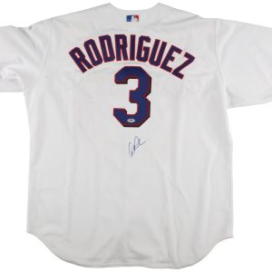 Alex Rodriguez Signed Texas Rangers Rawlings Game Model Home Jersey PSA DNA