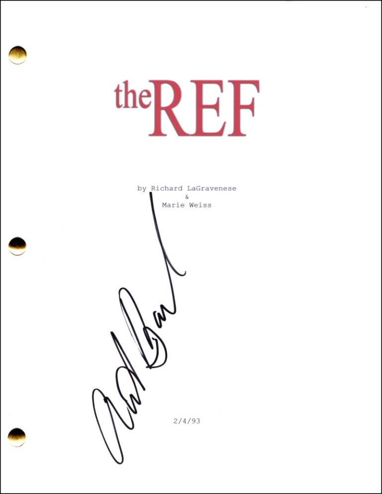Christine Baranski Signed Autograph The Ref Full Movie Script Screenplay Connie